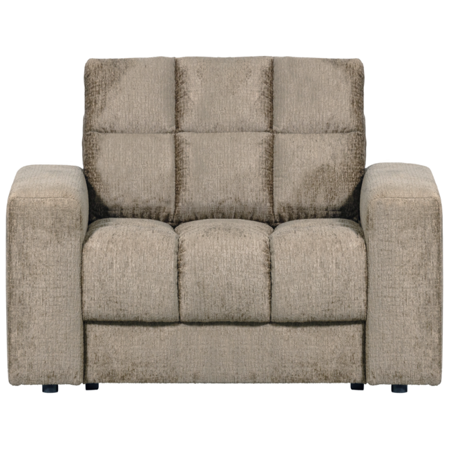 Woood Second date fauteuil structure velvet wheatfield