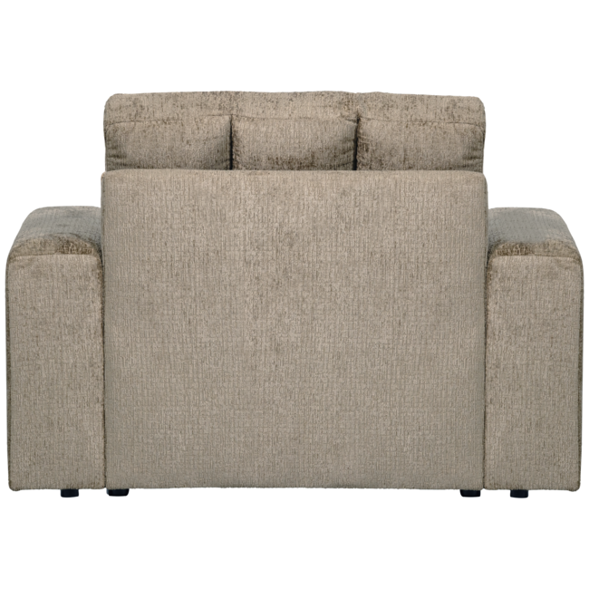 Woood Second date fauteuil structure velvet wheatfield