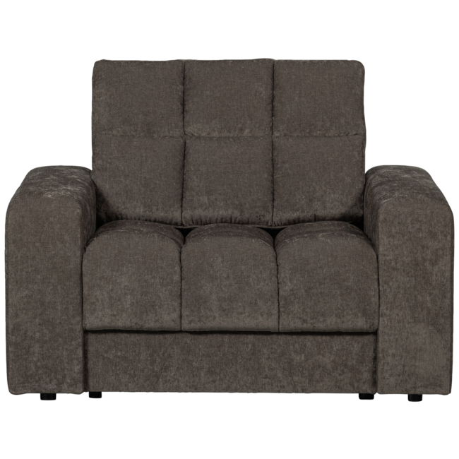 Woood Second date fauteuil vintage warm grijs