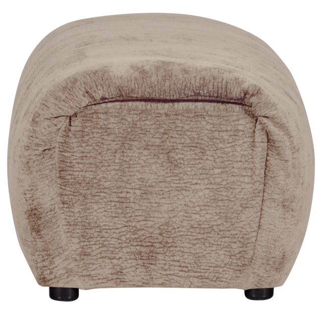 Woood Baggy hocker 3d chenille zand
