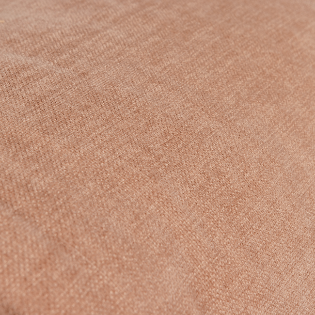 Woood Baggy hocker geweven chenille oudroze