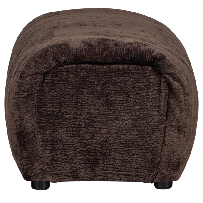 Woood Baggy hocker 3d chenille donkerbruin