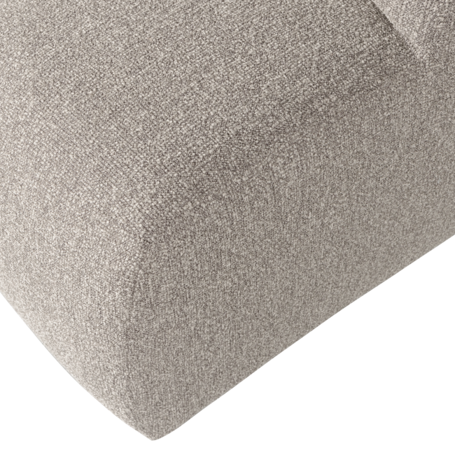Woood Mojo poef 45x84x64cm boucle beige melange