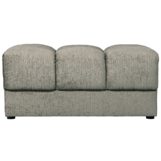 Woood Second date hocker structure velvet frost