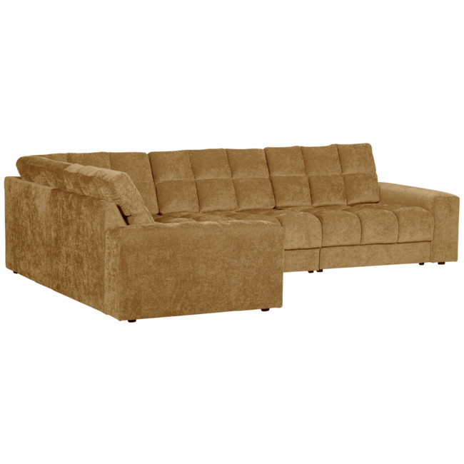 Woood Second date hoekbank links vintage goud