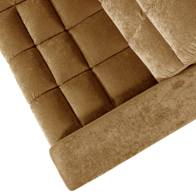 Woood Second date hoekbank links vintage goud