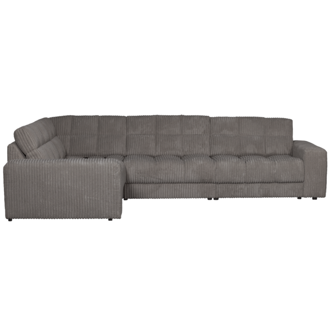 Woood Second date hoekbank links grove ribstof terrazzo