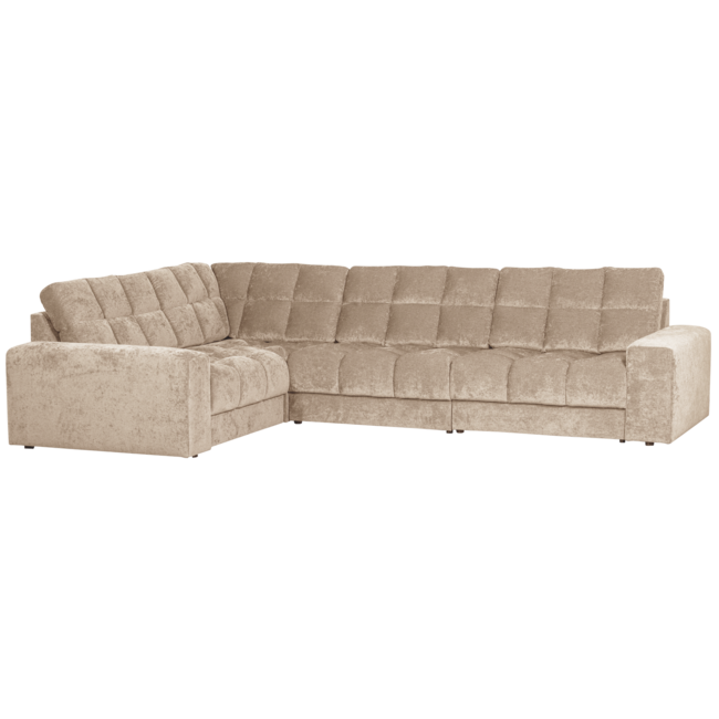 Woood Second date hoekbank links vintage nougat