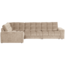 Woood Second date hoekbank links vintage nougat