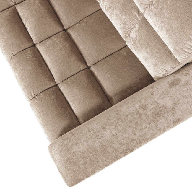 Woood Second date hoekbank links vintage nougat