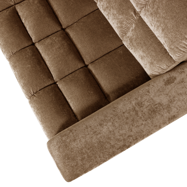 Woood Second date hoekbank links vintage zand