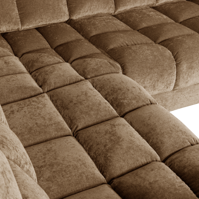 Woood Second date hoekbank links vintage zand