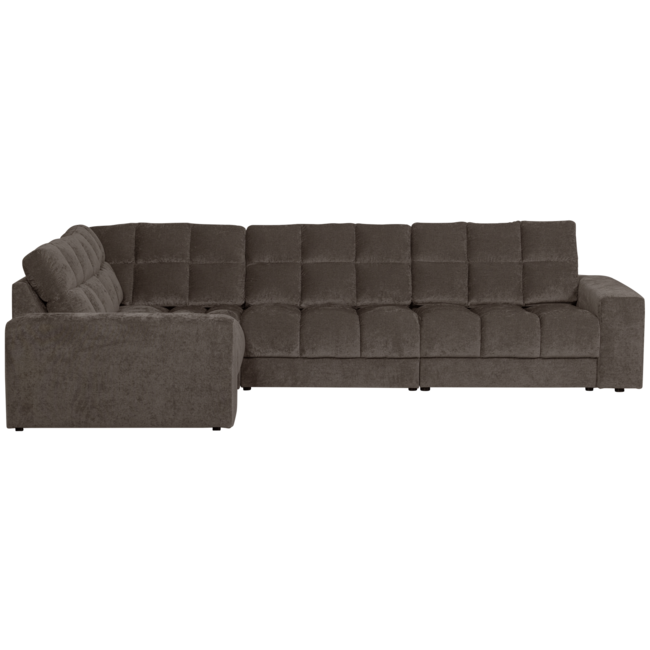 Woood Second date hoekbank links vintage warm grijs