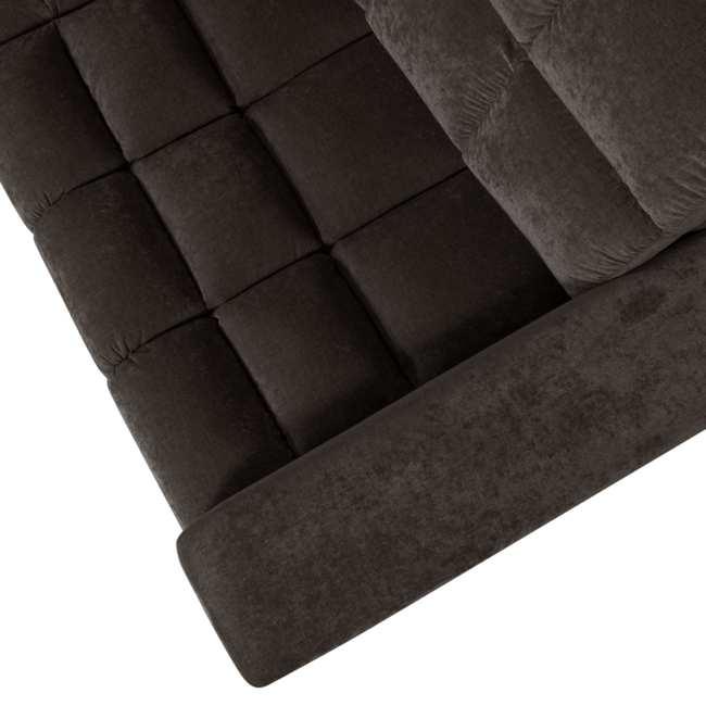 Woood Second date hoekbank links vintage antraciet