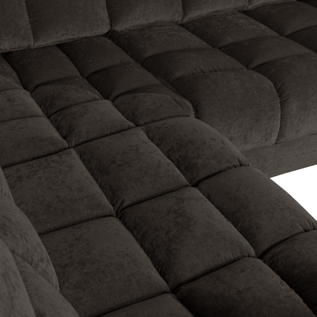 Woood Second date hoekbank links vintage antraciet