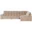 Woood Second date hoekbank rechts vintage nougat