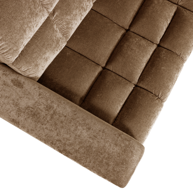 Woood Second date hoekbank rechts vintage zand