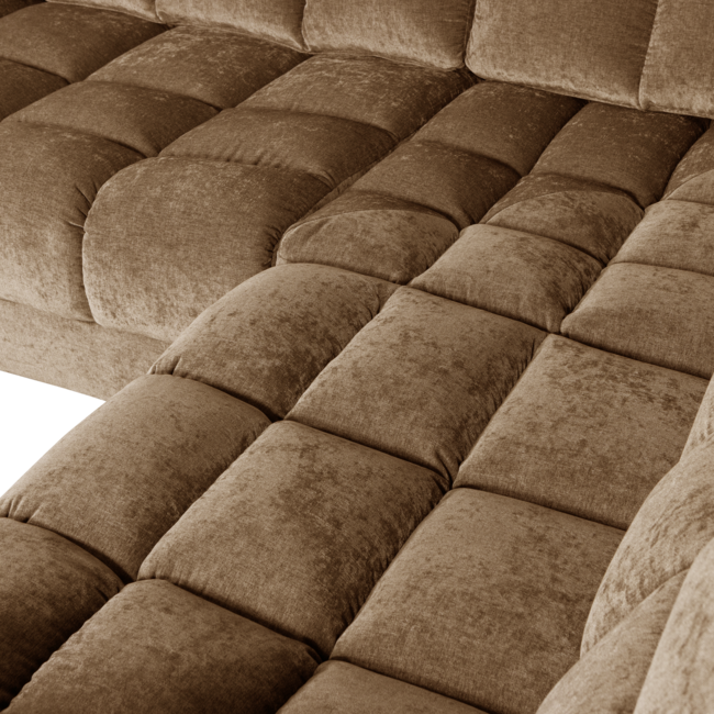 Woood Second date hoekbank rechts vintage zand