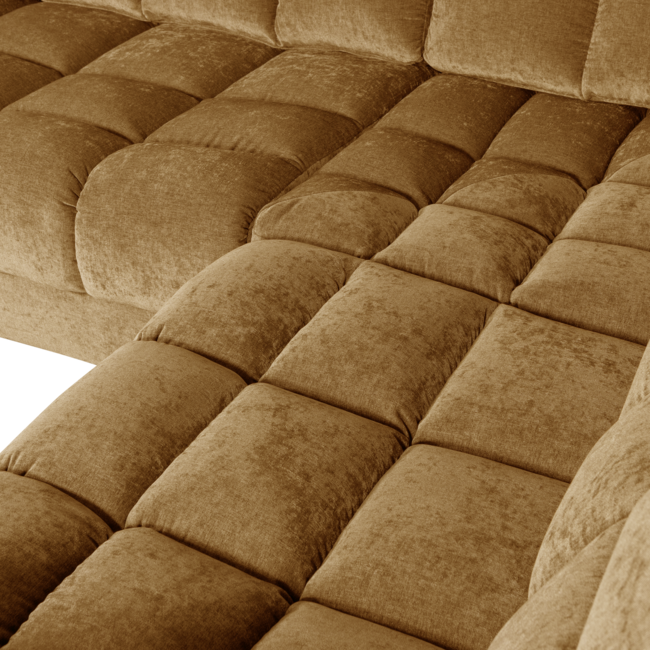 Woood Second date hoekbank rechts vintage goud