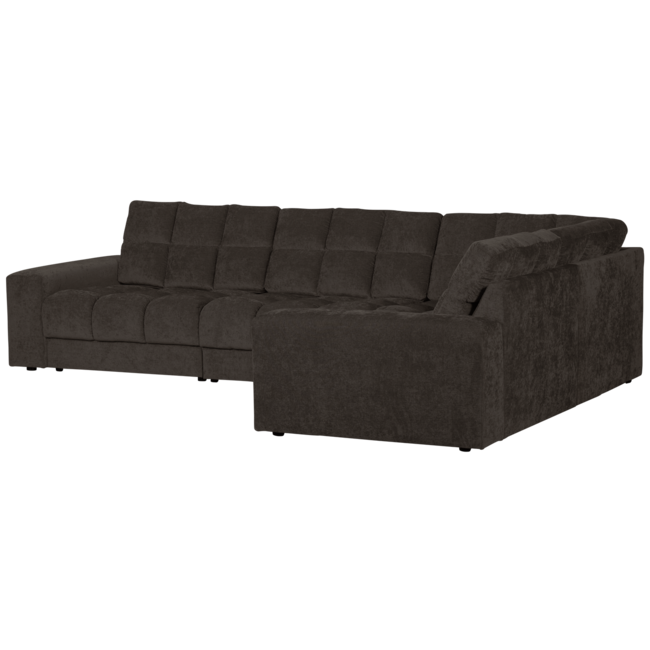 Woood Second date hoekbank rechts vintage antraciet