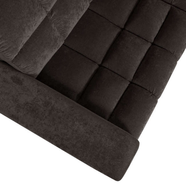 Woood Second date hoekbank rechts vintage antraciet