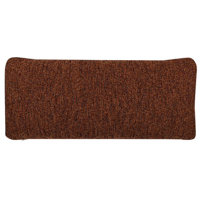 Woood Mojo kussen boucle roestbruin melange