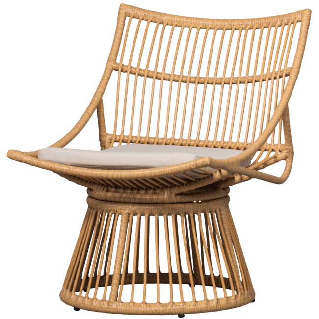 Woood Alatna tuinstoel wicker naturel