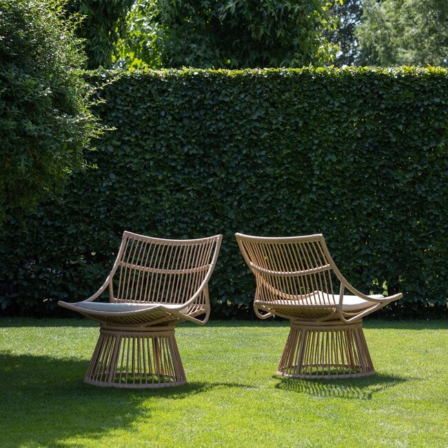 Woood Alatna tuinstoel wicker naturel