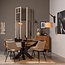 Woood Bridge eettafel met kruispoot mango hout walnoot 180x100cm