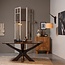 Woood Bridge eettafel met kruispoot mango hout walnoot 180x100cm
