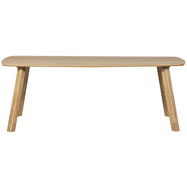 Woood Tablo eettafel deens ovaal dl 180x100cm transparant [fsc]
