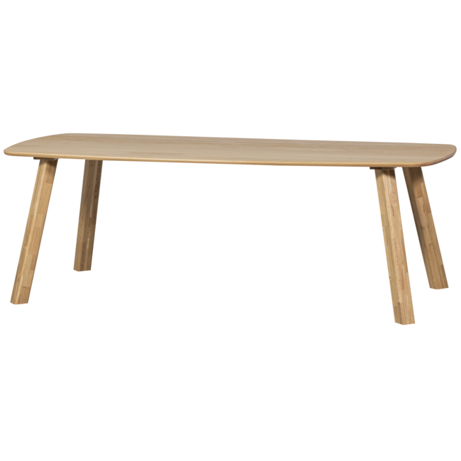 Woood Tablo eettafel deens ovaal dl 220x100cm transparant [fsc]