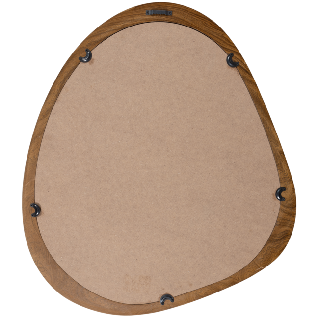 Woood Leif spiegel hout naturel 48x44cm