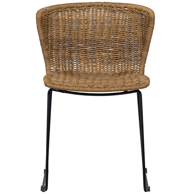 Woood Set van 2 wings tuinstoel touw naturel