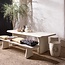 Woood Loggia eettafel vezelversterkte polymeer naturel 240x100cm