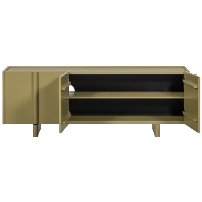 Woood Basu tv meubel 152cm grenen moss [fsc]