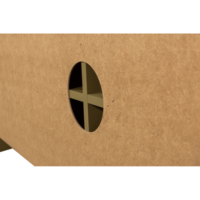 Woood Basu tv meubel 152cm grenen moss [fsc]