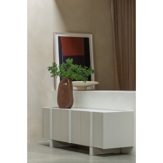 Woood Sahil vaas glas bruin