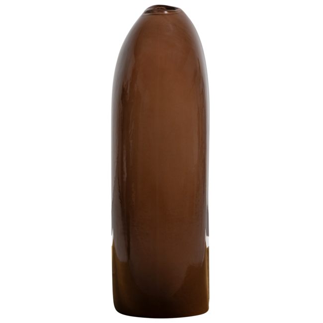 Woood Sahil vaas glas bruin