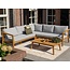 Woood Lucca loungeset tuin teak incl kussens