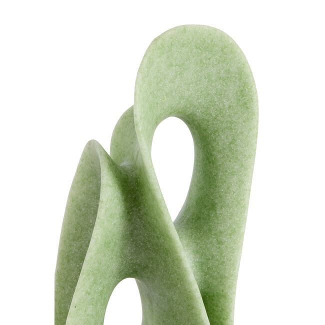 Light en Living Ornament op voet 20,5x19x39 cm ZAZINA groen