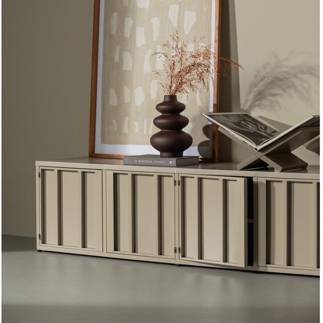 Woood Level tv-meubel metaal zand 44x160cm
