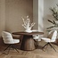 Tower Living Asti Eetkamertafel rond bruin 150 cm