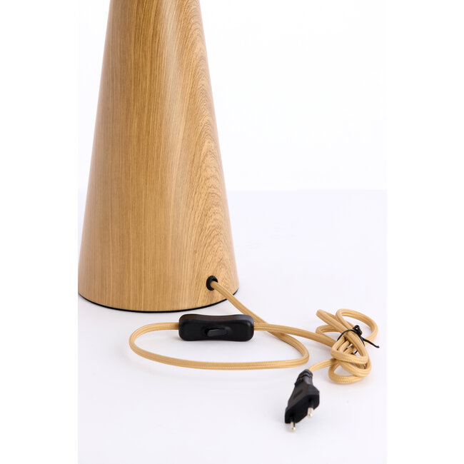 Light en Living Lampvoet Ø13,5X33,5 cm DINAN houtprint naturel