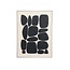 Light & Living Wandornament 60X3,5X80 cm CALDERA creme+zwart