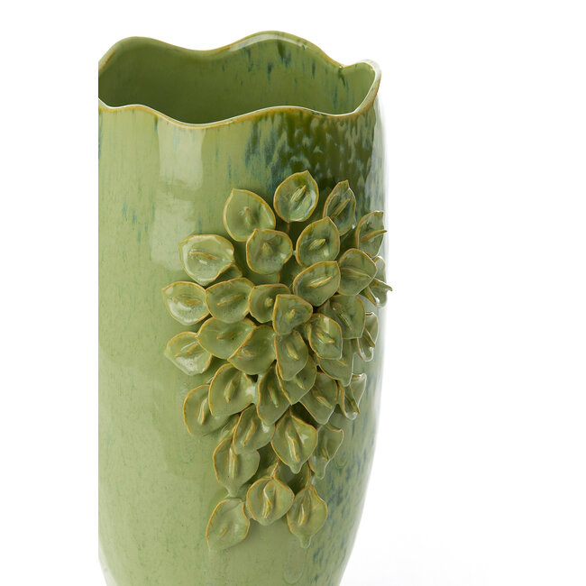 Light en Living Vaas deco 31,5X27X50 cm AMIATA keramiek mintgroen