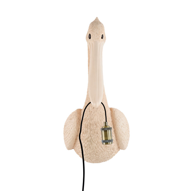 Light en Living Wandlamp 33x28x63 cm PELICAN lichtroze