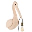 Light en Living Wandlamp 33x28x63 cm PELICAN lichtroze