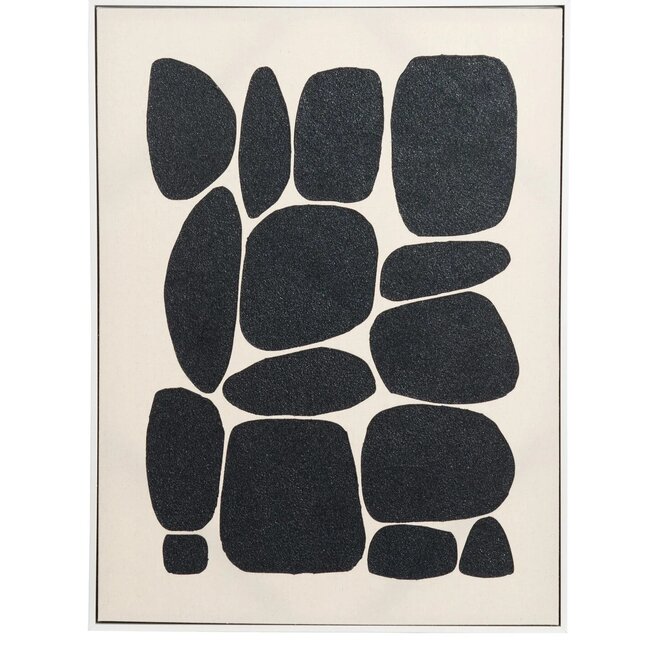 Light & Living Wandornament 60X3,5X80 cm CALDERA creme+zwart