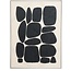 Light & Living Wandornament 60X3,5X80 cm CALDERA creme+zwart